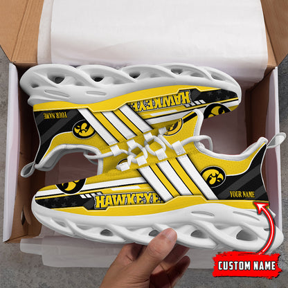 Ideafootwear Iowa Hawkeyes Max Soul Shoes Sneakers For Men And Women