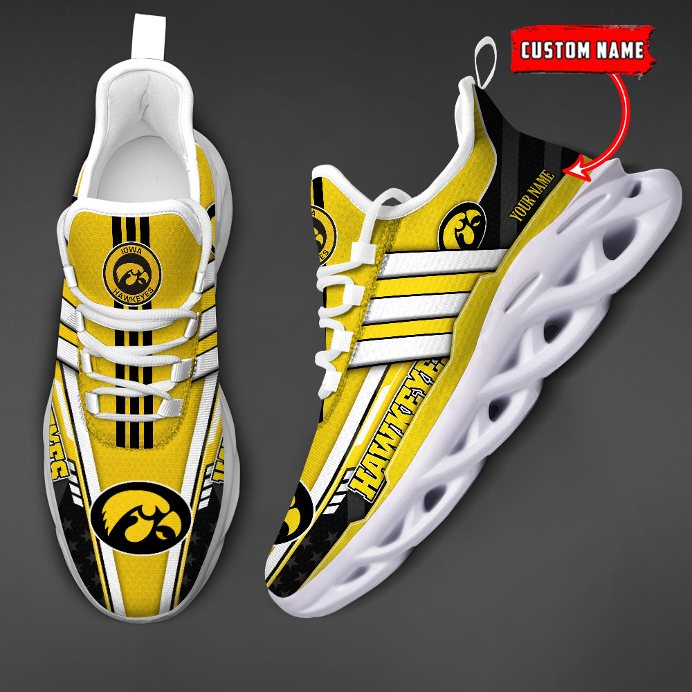 Ideafootwear Iowa Hawkeyes Max Soul Shoes Sneakers For Men And Women