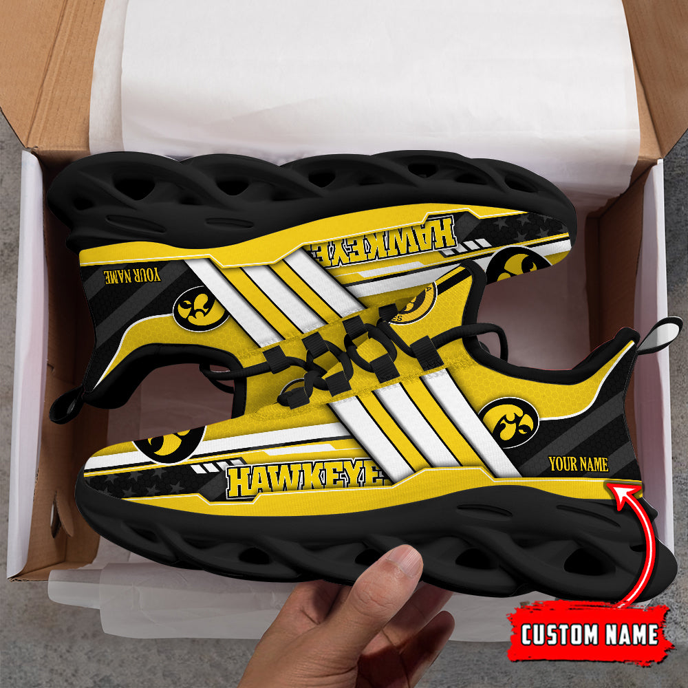 Ideafootwear Iowa Hawkeyes Max Soul Shoes Sneakers For Men And Women