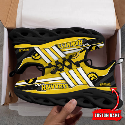 Ideafootwear Iowa Hawkeyes Max Soul Shoes Sneakers For Men And Women