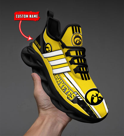 Ideafootwear Iowa Hawkeyes Max Soul Shoes Sneakers For Men And Women