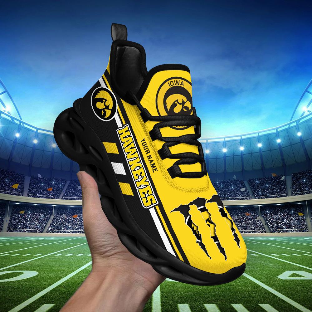 Ideafootwear Iowa Hawkeyes Max Soul Shoes Sneakers For Men And Women