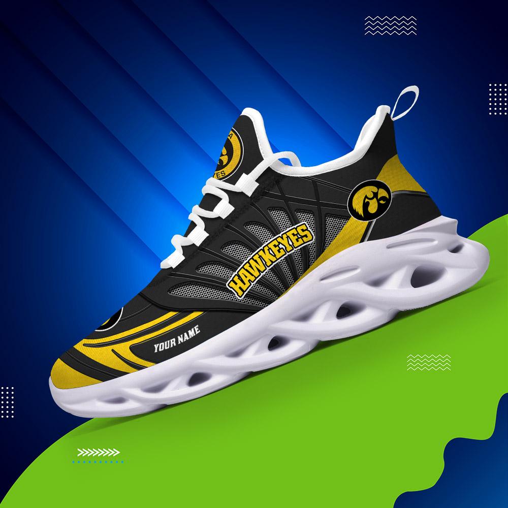 Ideafootwear Iowa Hawkeyes Max Soul Shoes Sneakers For Men And Women