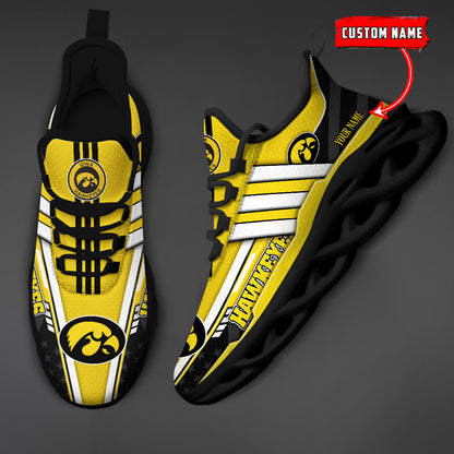 Ideafootwear Iowa Hawkeyes Max Soul Shoes Sneakers For Men And Women