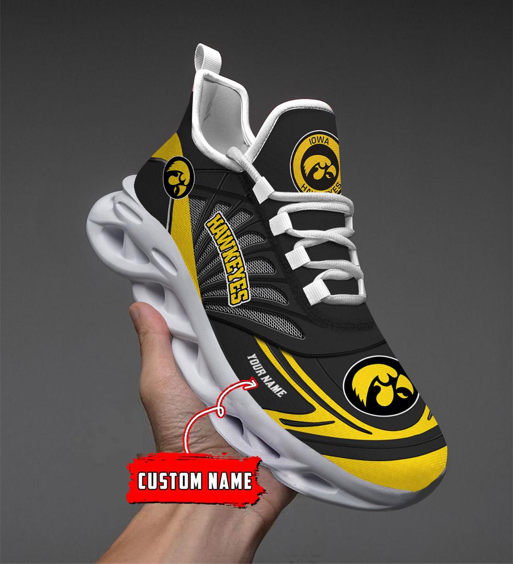 Ideafootwear Iowa Hawkeyes Max Soul Shoes Sneakers For Men And Women