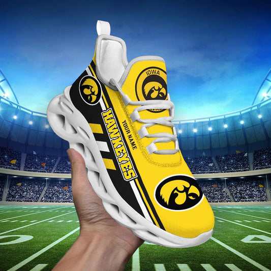 Ideafootwear Iowa Hawkeyes Max Soul Shoes Sneakers For Men And Women