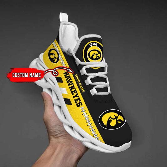 Ideafootwear Iowa Hawkeyes Max Soul Shoes Sneakers For Men And Women