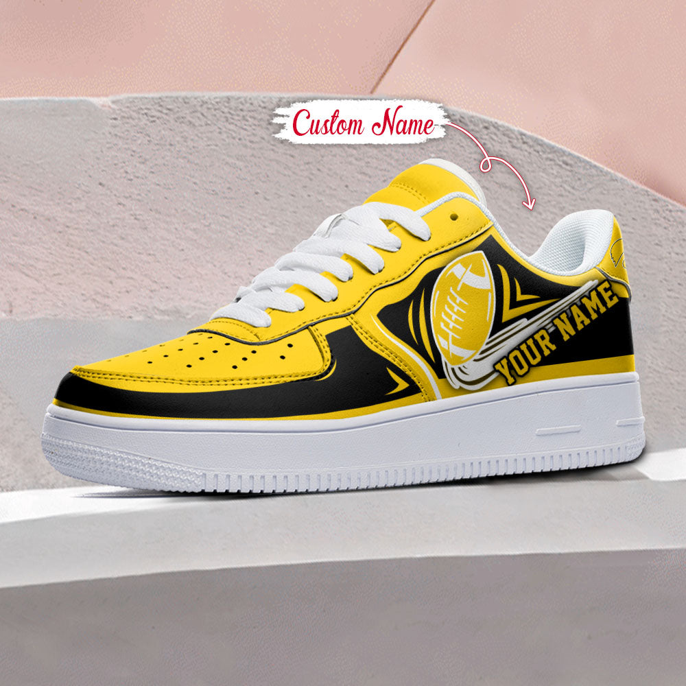 Ideafootwear Iowa Hawkeyes NCAA Air Low-Top Sneakers Shoes For Men And Women