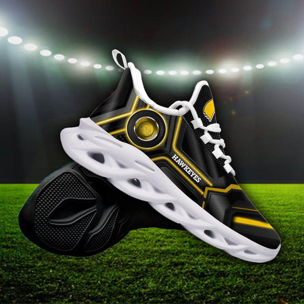 Ideafootwear Iowa Hawkeyes NCAA Max Soul Shoes Sneakers For Men And Women