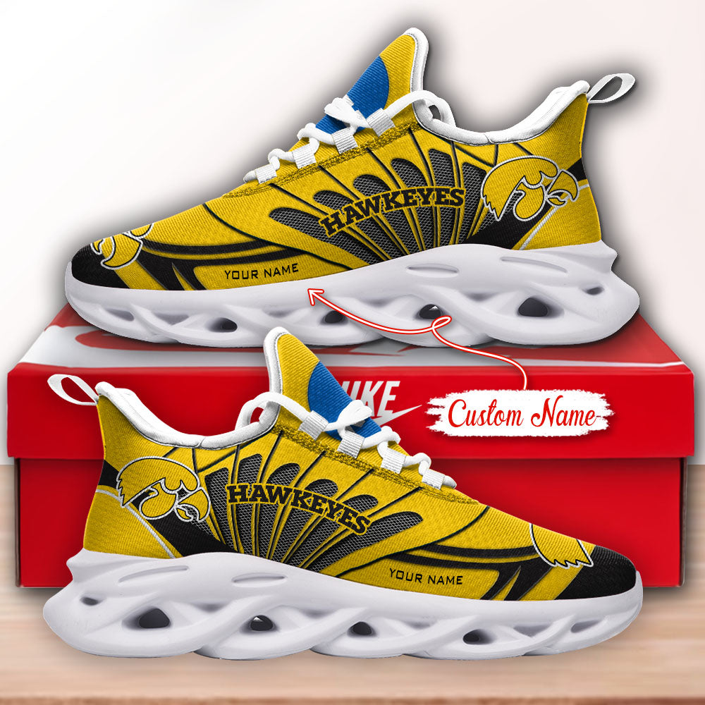 Ideafootwear Iowa Hawkeyes NCAA Max Soul Shoes Sneakers For Men And Women