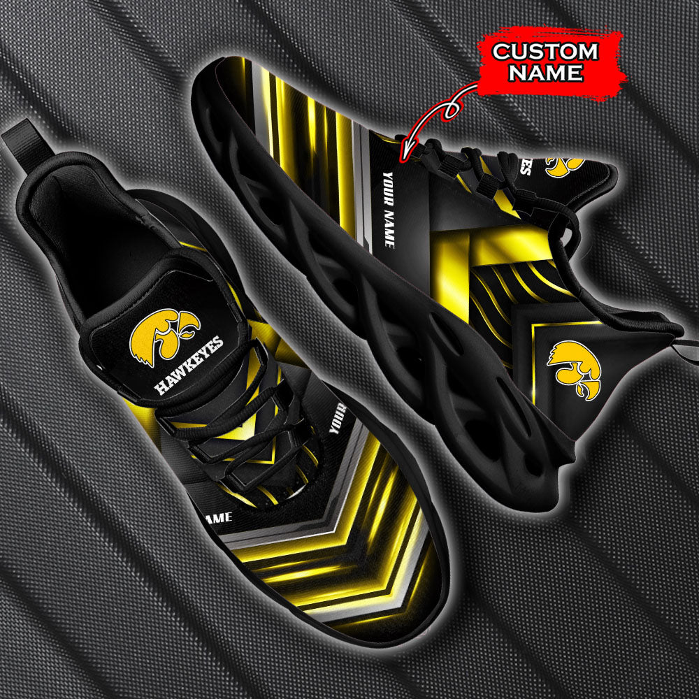 Ideafootwear Iowa Hawkeyes NCAA Max Soul Shoes Sneakers For Men And Women