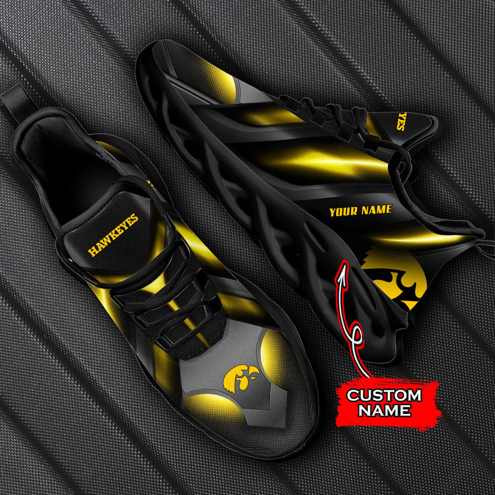 Ideafootwear Iowa Hawkeyes NCAA Max Soul Shoes Sneakers For Men And Women