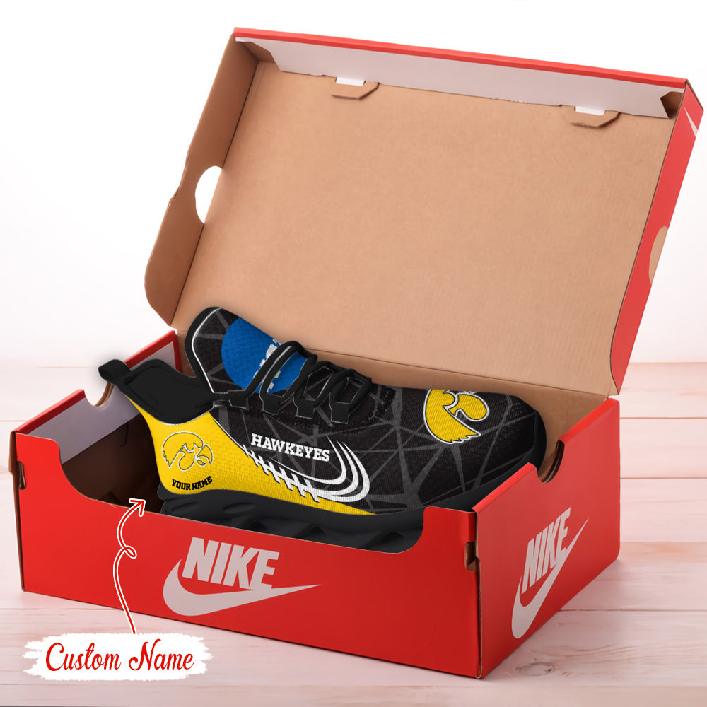 Ideafootwear Iowa Hawkeyes NCAA Max Soul Shoes Sneakers For Men And Women