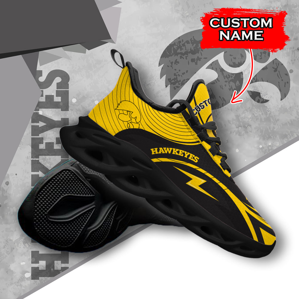 Ideafootwear Iowa Hawkeyes NCAA Max Soul Shoes Sneakers For Men And Women