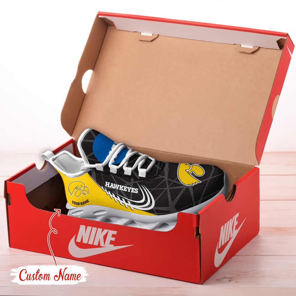 Ideafootwear Iowa Hawkeyes NCAA Max Soul Shoes Sneakers For Men And Women