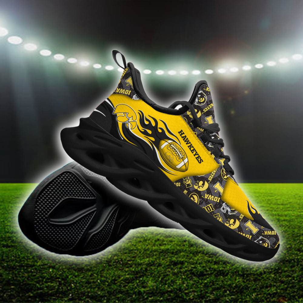 Ideafootwear Iowa Hawkeyes NCAA Max Soul Shoes Sneakers For Men And Women