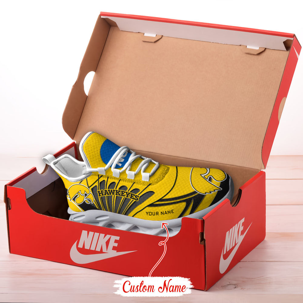 Ideafootwear Iowa Hawkeyes NCAA Max Soul Shoes Sneakers For Men And Women