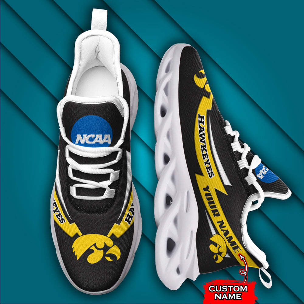Ideafootwear Iowa Hawkeyes NCAA Max Soul Shoes Sneakers For Men And Women