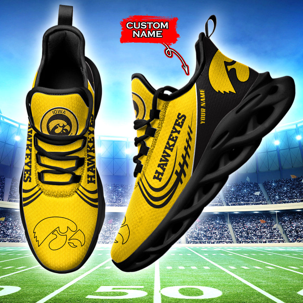 Ideafootwear Iowa Hawkeyes NCAA Max Soul Shoes Sneakers For Men And Women