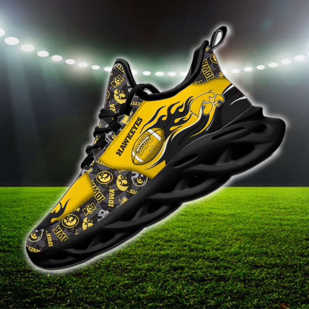 Ideafootwear Iowa Hawkeyes NCAA Max Soul Shoes Sneakers For Men And Women