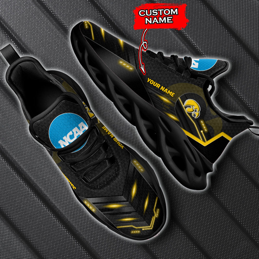 Ideafootwear Iowa Hawkeyes NCAA Max Soul Shoes Sneakers For Men And Women