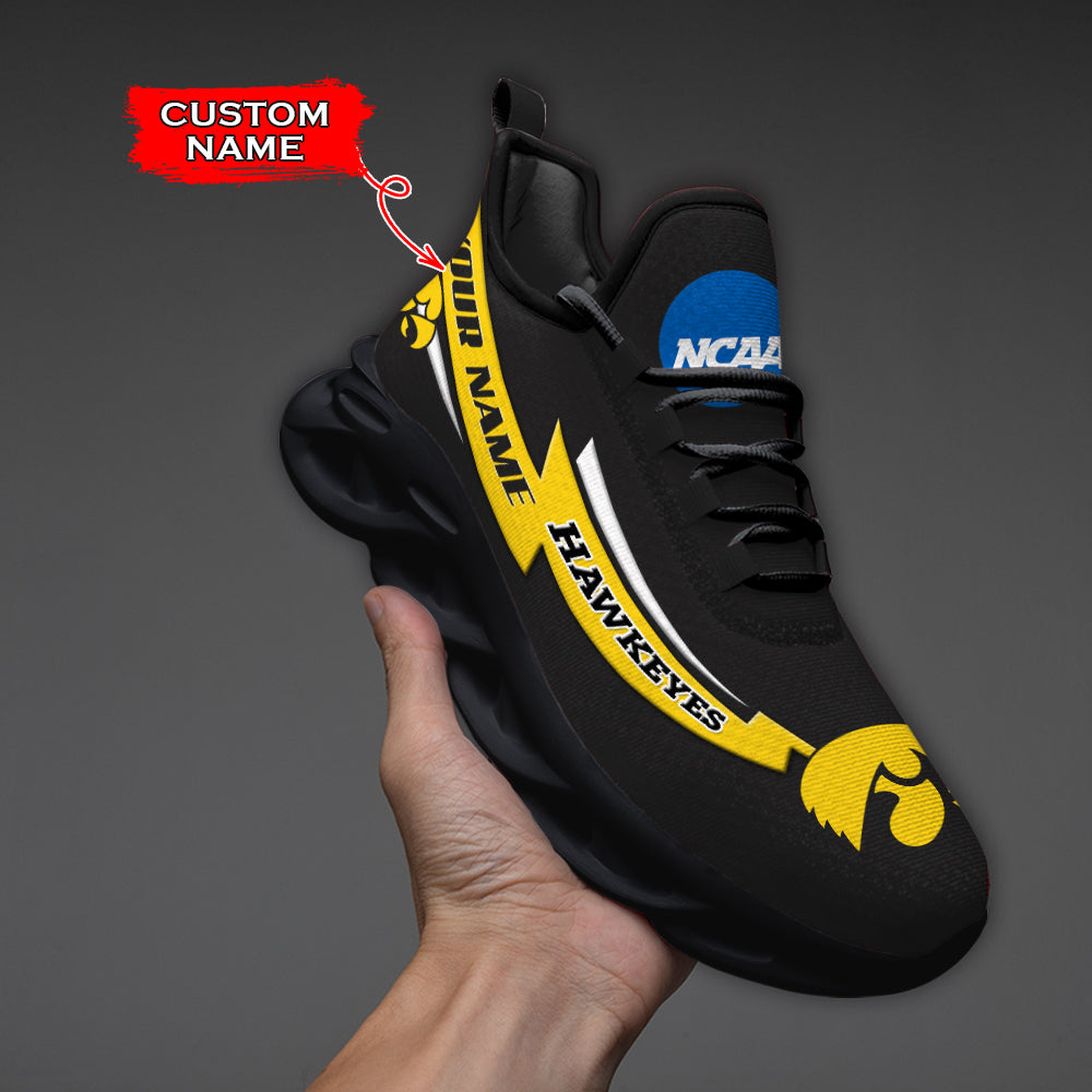 Ideafootwear Iowa Hawkeyes NCAA Max Soul Shoes Sneakers For Men And Women