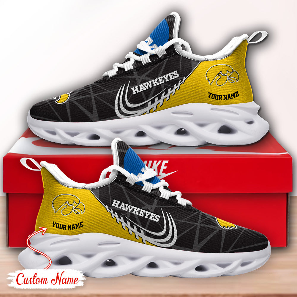 Ideafootwear Iowa Hawkeyes NCAA Max Soul Shoes Sneakers For Men And Women