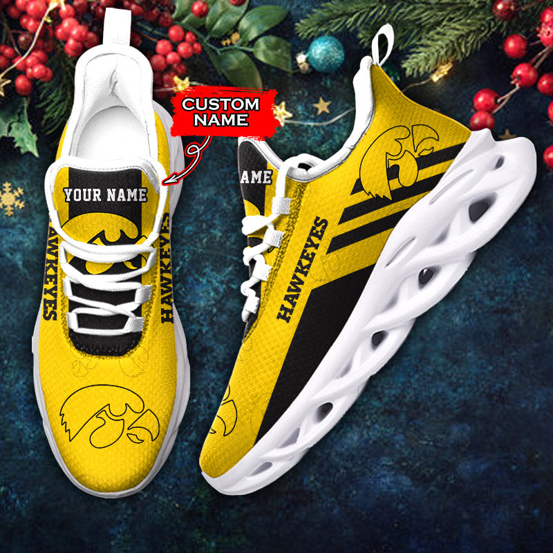 Ideafootwear Iowa Hawkeyes NCAA Max Soul Shoes Sneakers For Men And Women