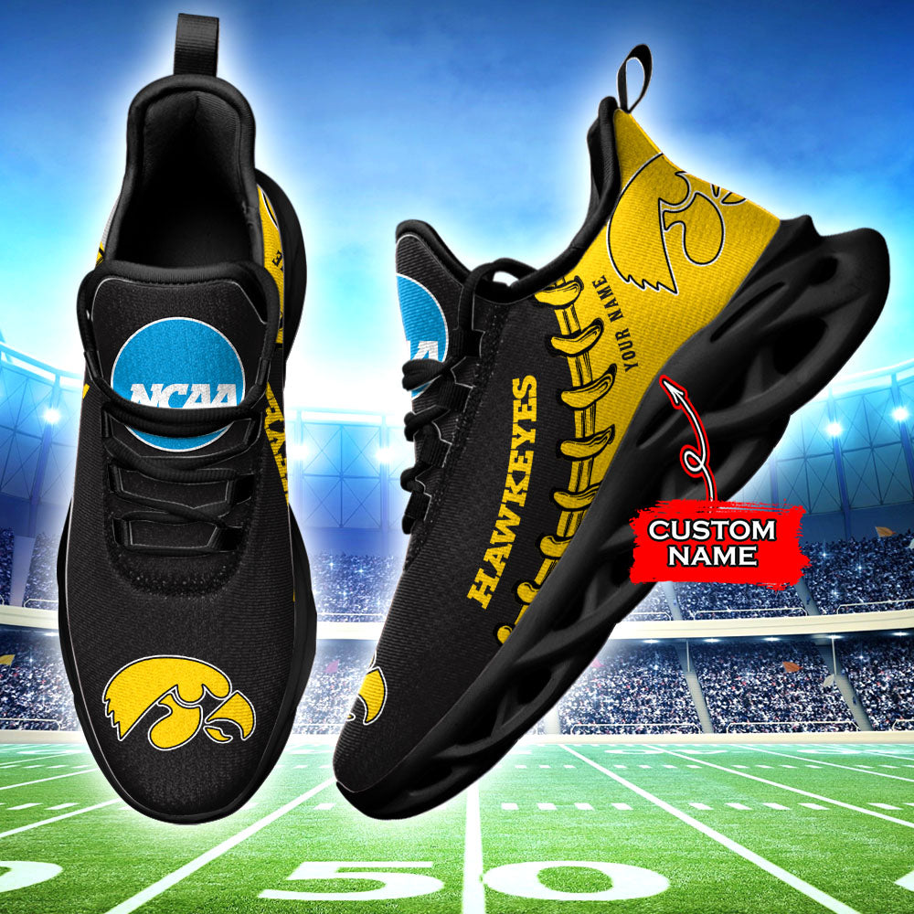 Ideafootwear Iowa Hawkeyes NCAA Max Soul Shoes Sneakers For Men And Women