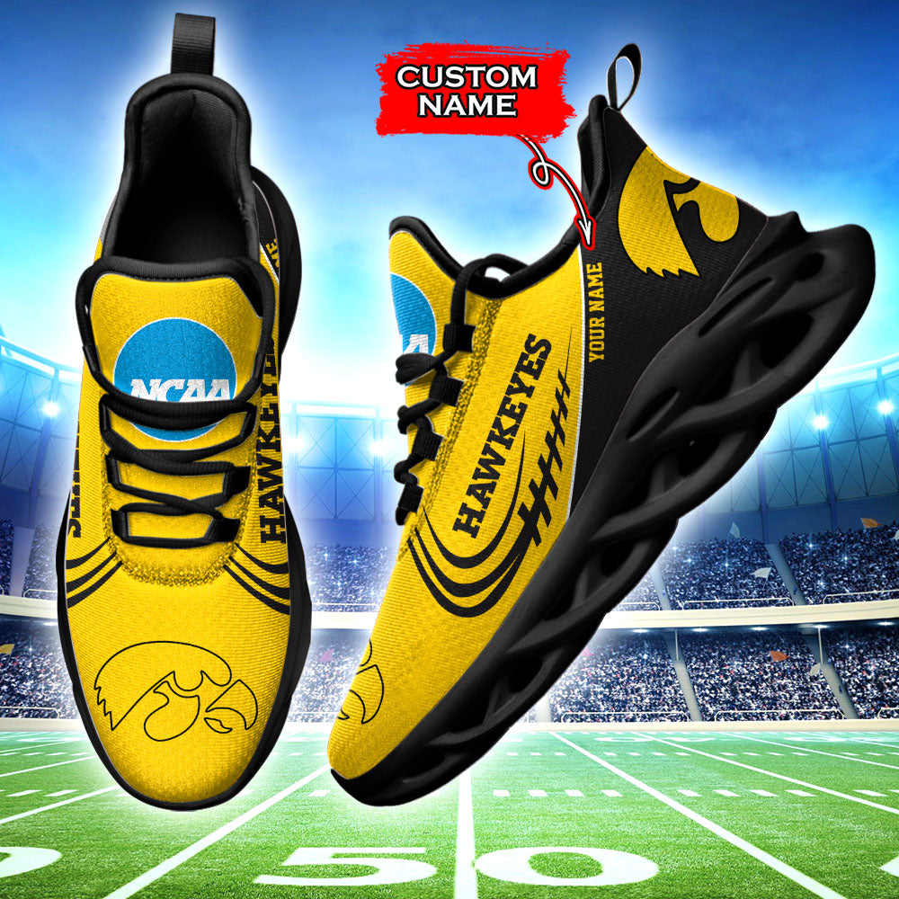 Ideafootwear Iowa Hawkeyes NCAA Max Soul Shoes Sneakers For Men And Women