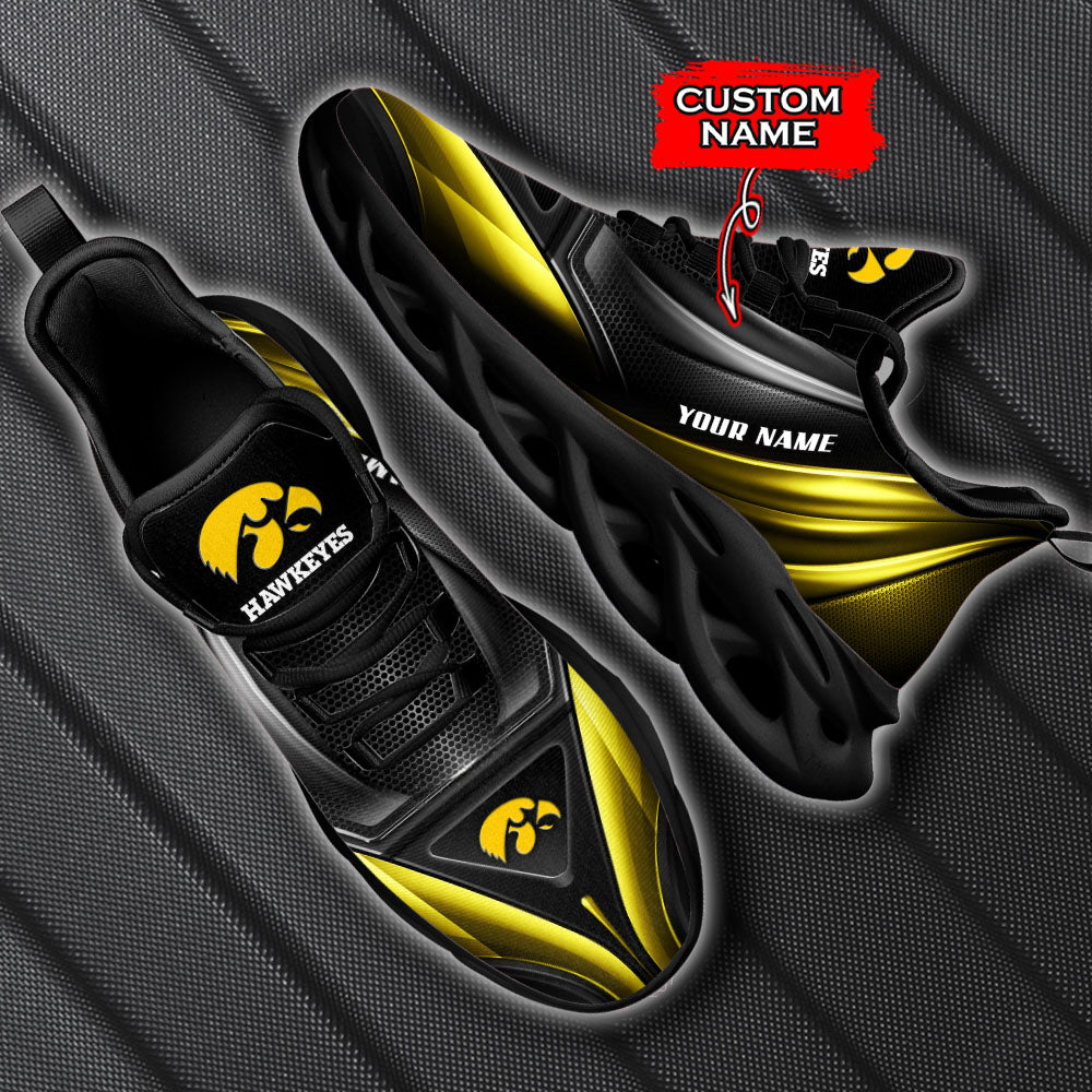 Ideafootwear Iowa Hawkeyes NCAA Max Soul Shoes Sneakers For Men And Women