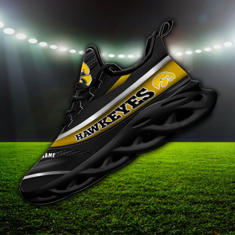 Ideafootwear Iowa Hawkeyes NCAA Max Soul Shoes Sneakers For Men And Women