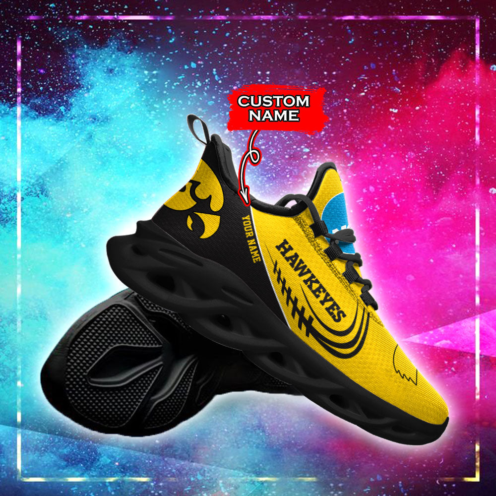 Ideafootwear Iowa Hawkeyes NCAA Max Soul Shoes Sneakers For Men And Women