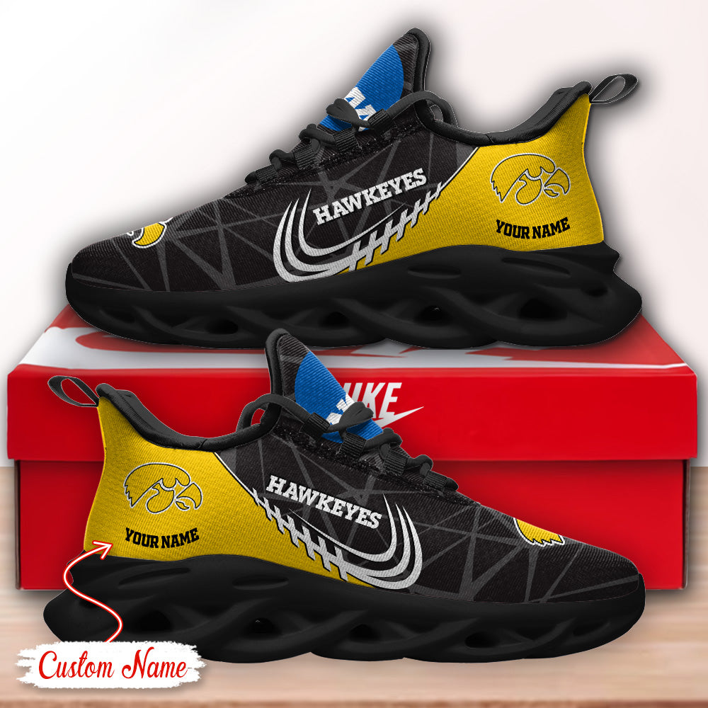 Ideafootwear Iowa Hawkeyes NCAA Max Soul Shoes Sneakers For Men And Women