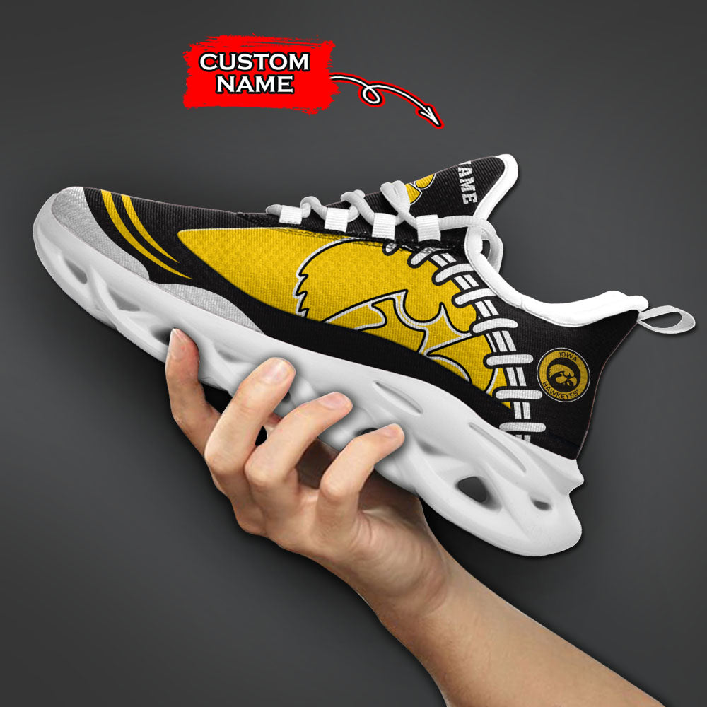 Ideafootwear Iowa Hawkeyes NCAA Max Soul Shoes Sneakers For Men And Women