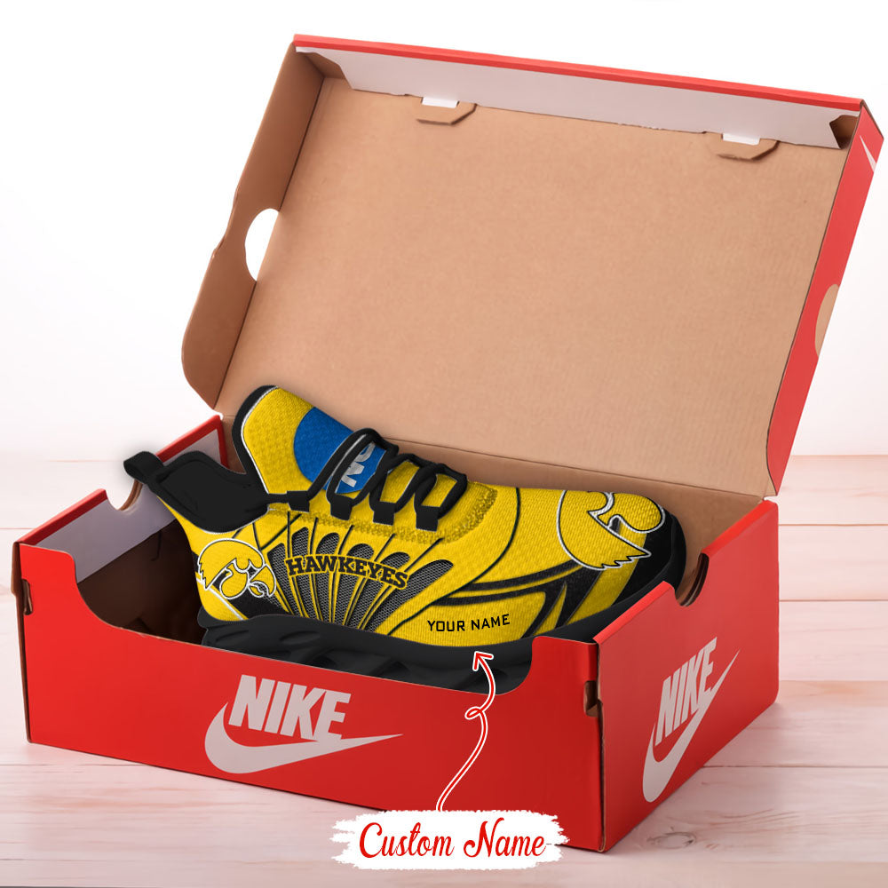 Ideafootwear Iowa Hawkeyes NCAA Max Soul Shoes Sneakers For Men And Women