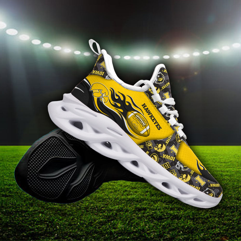 Ideafootwear Iowa Hawkeyes NCAA Max Soul Shoes Sneakers For Men And Women