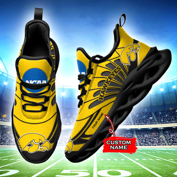 Ideafootwear Iowa Hawkeyes NCAA Max Soul Shoes Sneakers For Men And Women