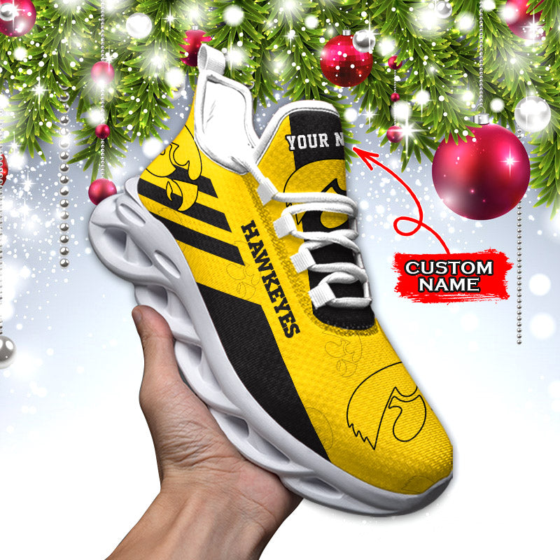 Ideafootwear Iowa Hawkeyes NCAA Max Soul Shoes Sneakers For Men And Women