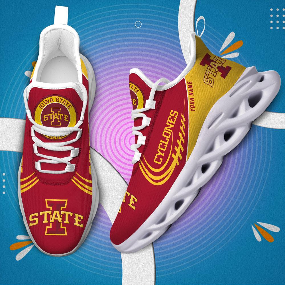 Ideafootwear Iowa State Cyclones Max Soul Shoes Sneakers For Men And Women
