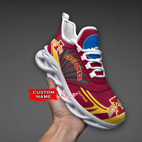 Ideafootwear Iowa State Cyclones NCAA Max Soul Shoes Sneakers For Men And Women