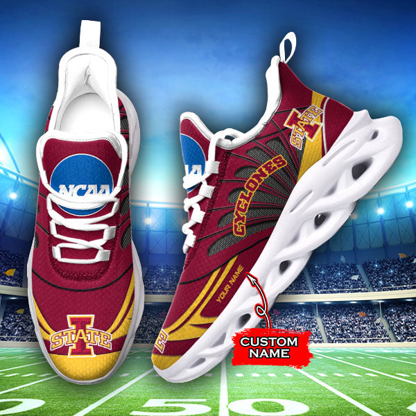 Ideafootwear Iowa State Cyclones NCAA Max Soul Shoes Sneakers For Men And Women