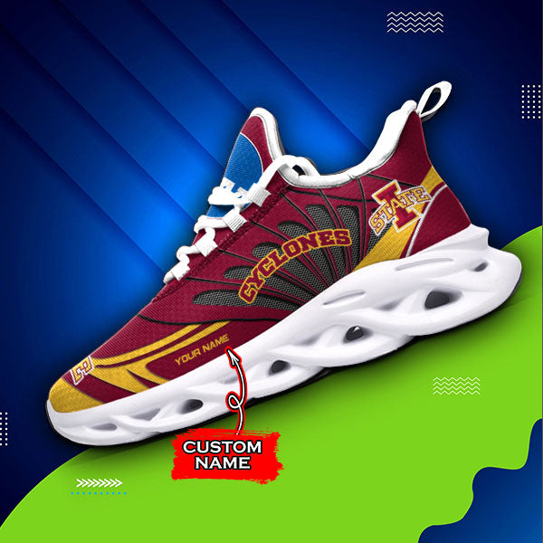 Ideafootwear Iowa State Cyclones NCAA Max Soul Shoes Sneakers For Men And Women
