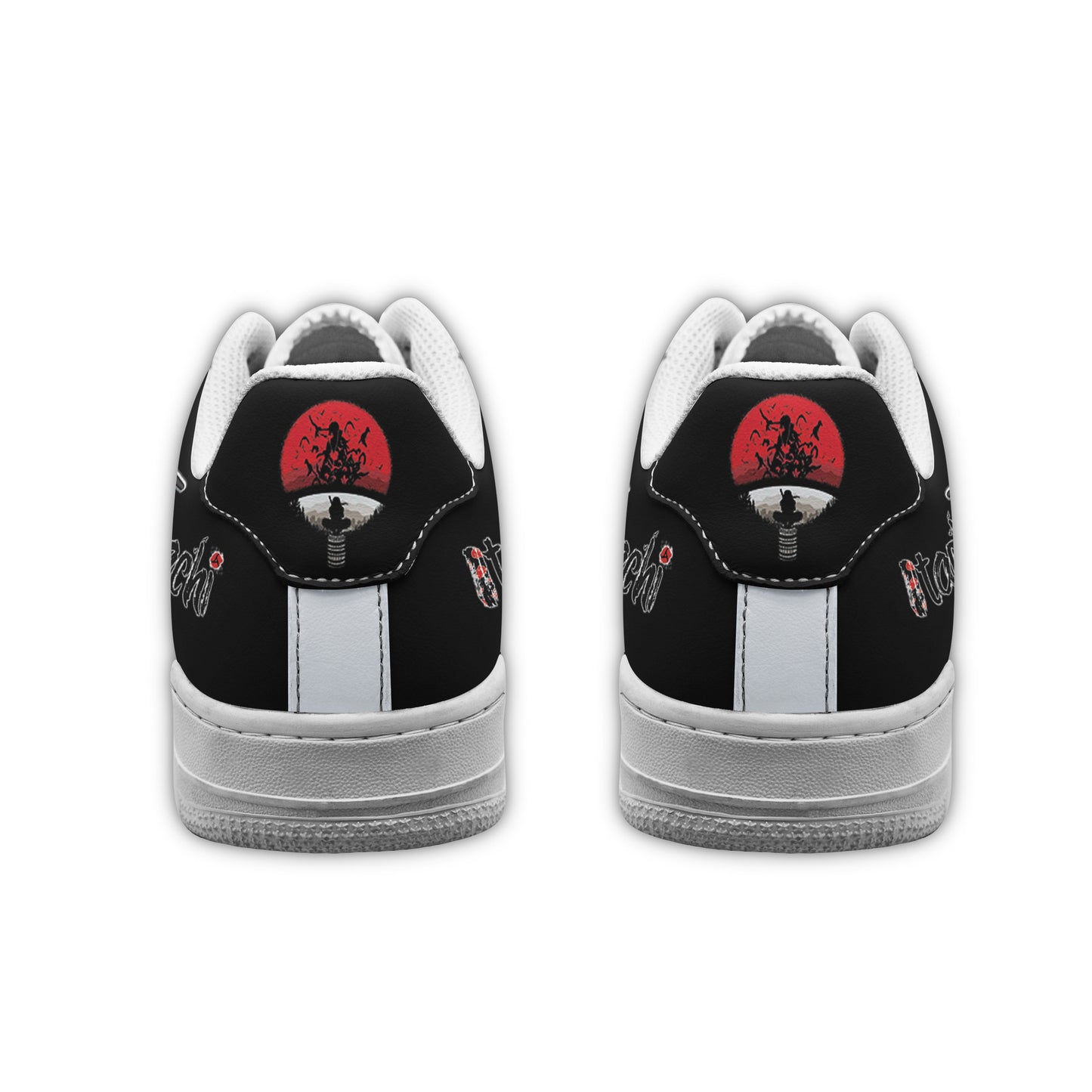 Ideafootwear Itachi Uchiha Air Low-Top Sneakers Shoes For Men And Women