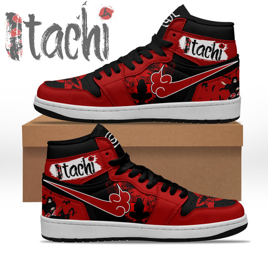 Ideafootwear Itachi Uchiha AJ1 High Sneakers Shoes For Men And Women