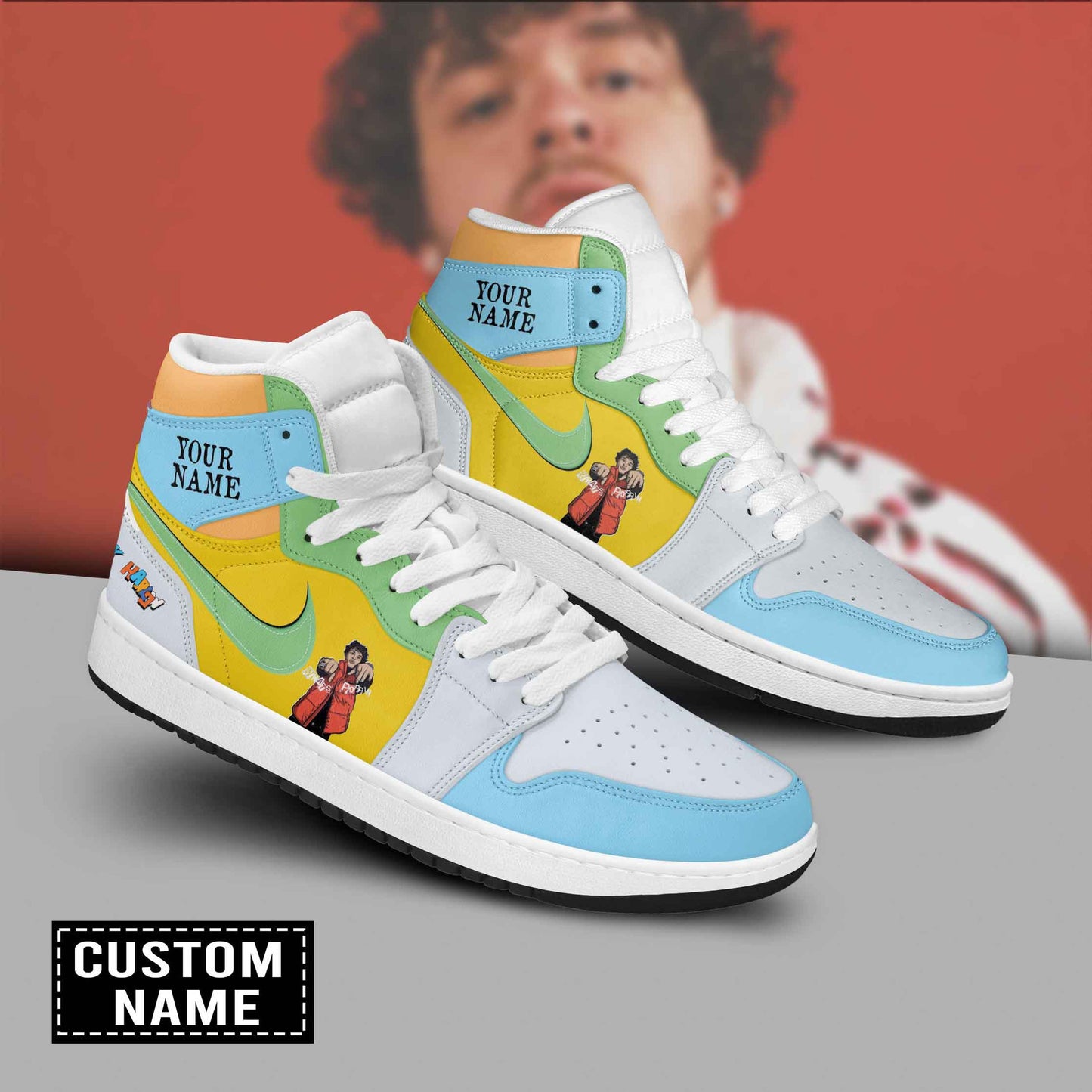 Ideafootwear Jack Harlow AJ1 High Sneakers Shoes For Men And Women