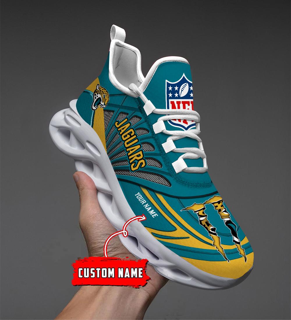 Ideafootwear Jacksonville Jaguars Max Soul Shoes Sneakers For Men And Women