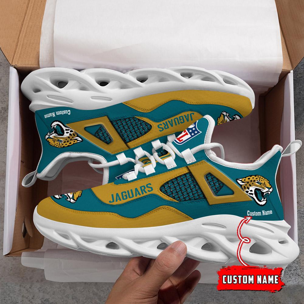 Ideafootwear Jacksonville Jaguars Max Soul Shoes Sneakers For Men And Women