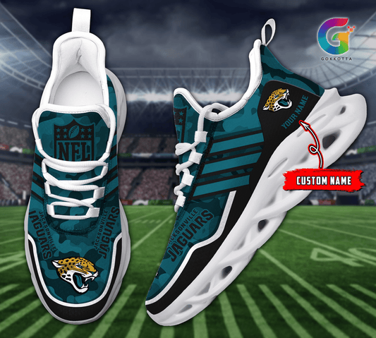Ideafootwear Jacksonville Jaguars Max Soul Shoes Sneakers For Men And Women