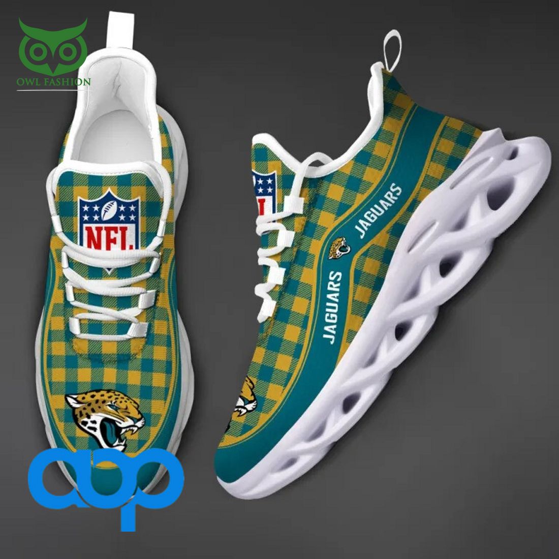 Ideafootwear Jacksonville Jaguars Max Soul Shoes Sneakers For Men And Women